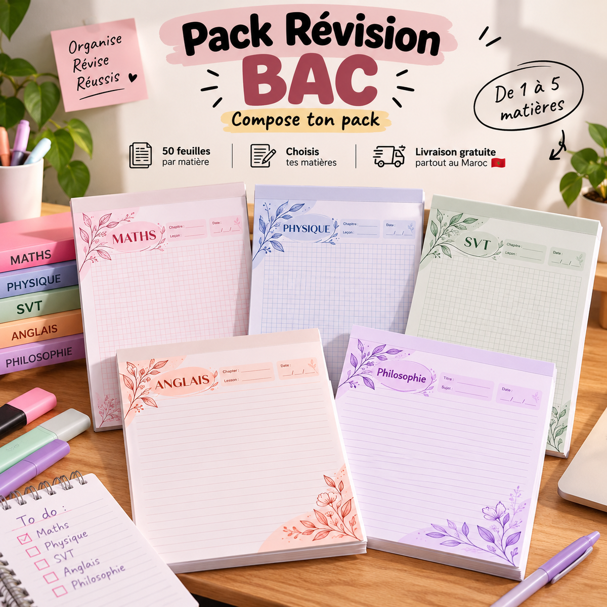 Pack Révision BAC – Compose ton pack